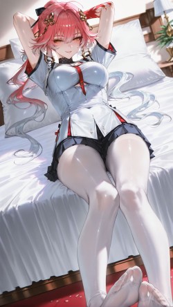 【鸣潮 长离】二次元游戏少女 手机超清背景图片 大美腿