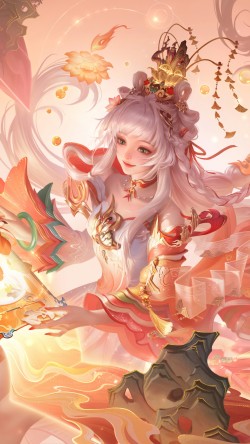 王者荣耀 西施情人节皮肤海报 高清手机壁纸