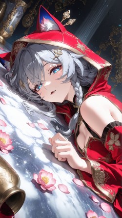 崩坏星穹铁道 流萤 赛飞儿 二次元图片壁纸兽耳