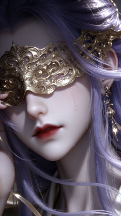 泪珠滑落的瞬间，谁懂这种破碎感！ ai生成 国漫女神写实