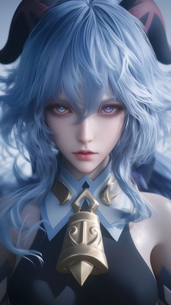 AI绘制CG风格原神角色 米哈游 超高清壁纸 雷电将军 甘雨 八重神子 神里绫华