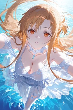 亚丝娜之吻 二次元动漫日漫壁纸 刀剑神域 福利图片