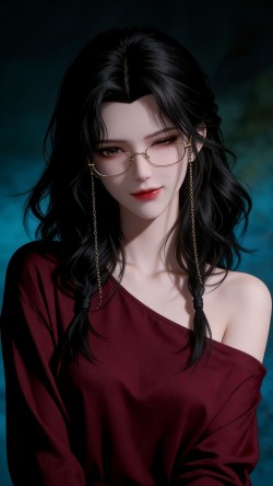 动画《仙逆》柳眉现代穿搭御姐版，动漫国漫美女走进现实AI绘画