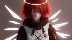 明日方舟 能天使 ai绘画 aigc 二次元游戏电脑壁纸