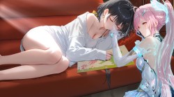 二次元电脑壁纸 桌面壁纸 鸣潮漂泊者与爱弥斯 沙发