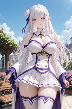 二次元少女美图 从零开始的异世界生活 艾米莉亚