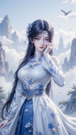 完美世界 云曦 青花瓷 国漫 女神 壁纸