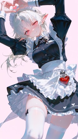 次元动漫 无职转生 希露菲 aicg绘画 女仆装白丝袜