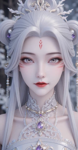 图片壁纸 诛仙3 第三季 小白 ai绘画 国漫女神