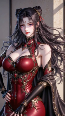 斗罗大陆 朱竹清黑色战衣 国漫女神 高清手机壁纸