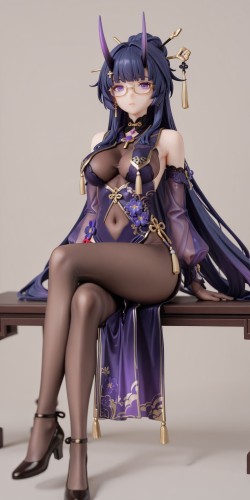 遐蝶 芽衣夜雨春澜 仪玄 崩坏星穹铁道 AI绘画手办高清壁纸图片