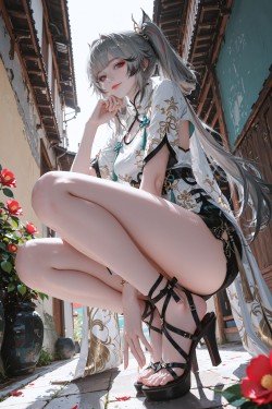 鸣潮 二次元 游戏二创 椿 鸣潮尤诺