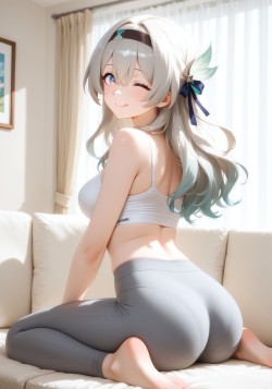 崩坏星穹铁道 流萤 二次元少女