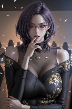 二次元韩漫《美丽新世界》角色人物漫画二创金美庭组长