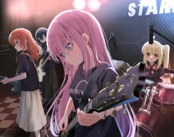 孤独摇滚 后藤独 伊地知虹夏 山田凉 喜多郁代 电脑壁纸