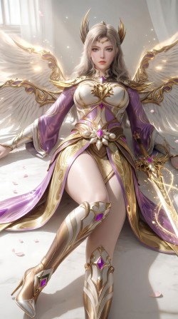 故人之姿 国漫女神 天使圣临 国漫女角色 天使神装