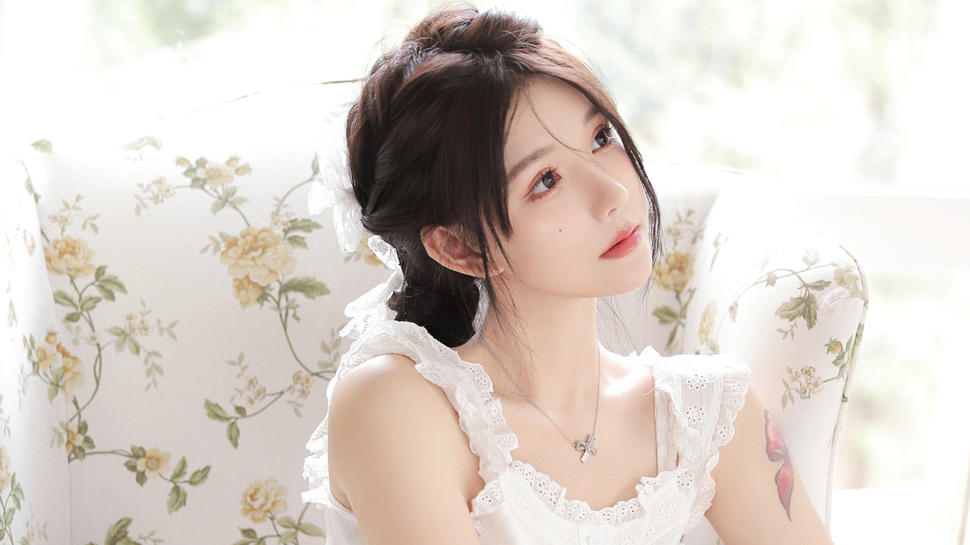 清新 居家 清纯美女 桌面壁纸,第3张