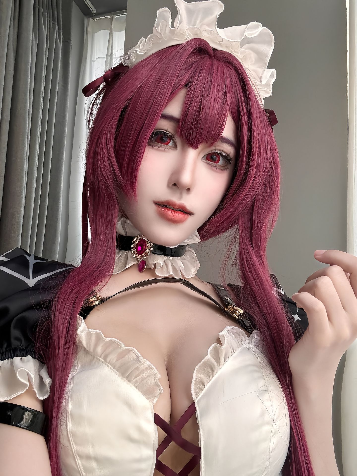 dy@螺序粉,粉色发、cosplay,第3张