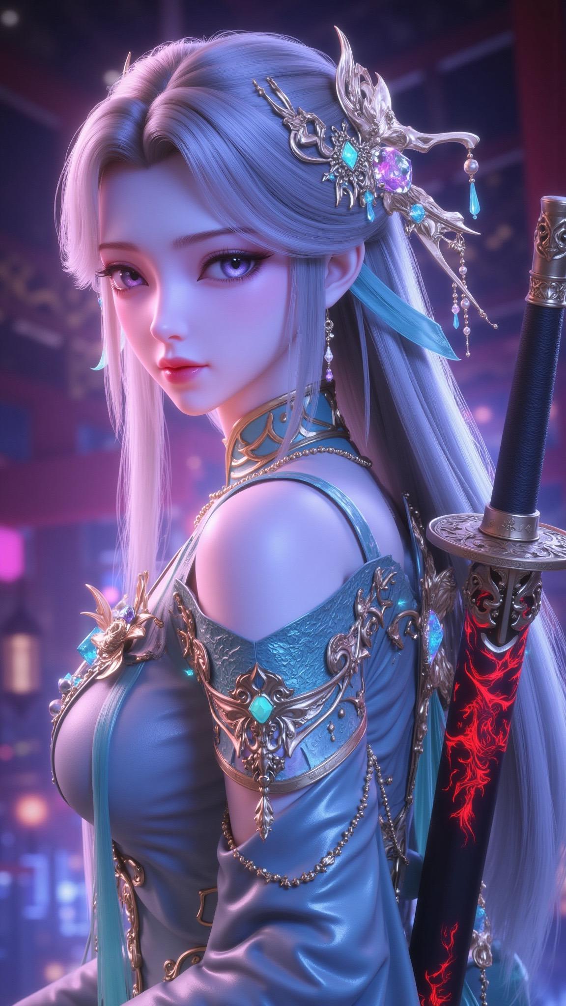 百炼成神#溪幼琴&诛仙#陆雪琪,第7张