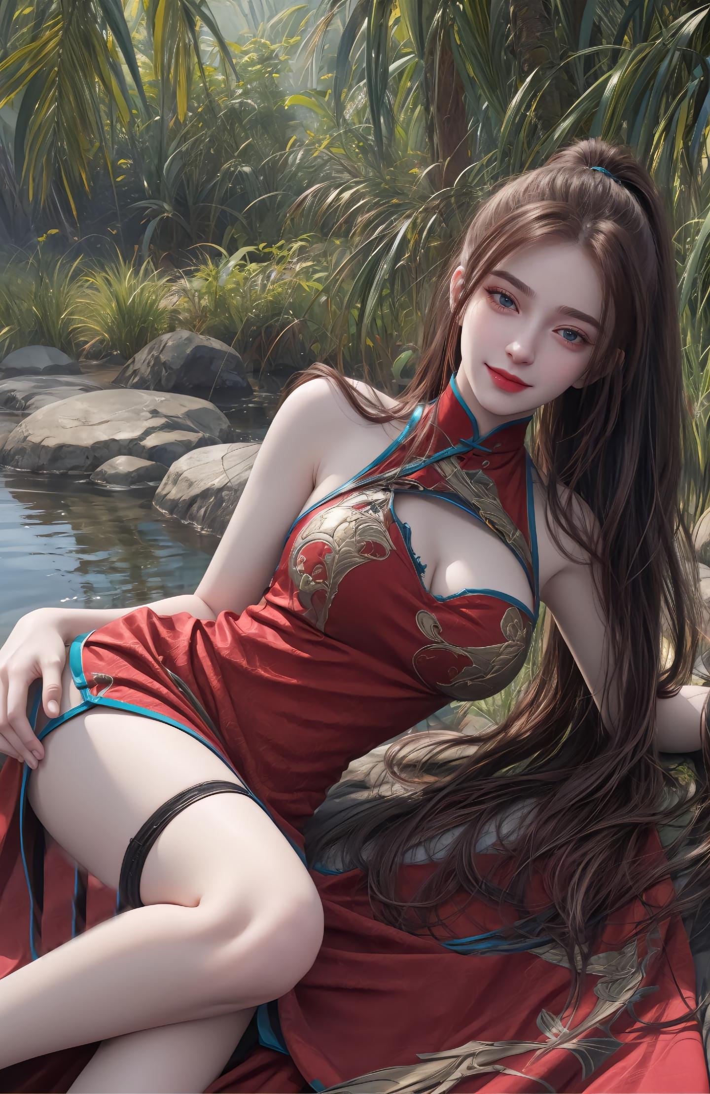 龙蛇演义#唐紫尘，斗破苍穹#云韵，百炼成神#天穹,第1张