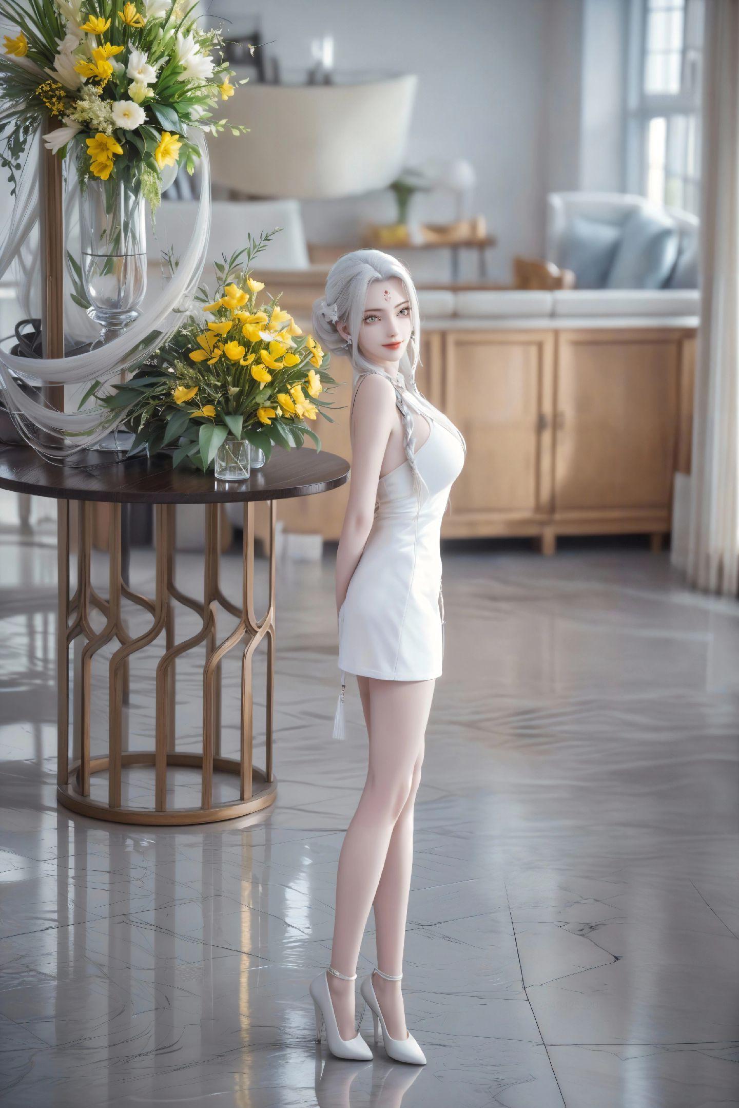 诛仙#小白，神印王座#圣采儿，完美世界#白发火灵儿,第4张