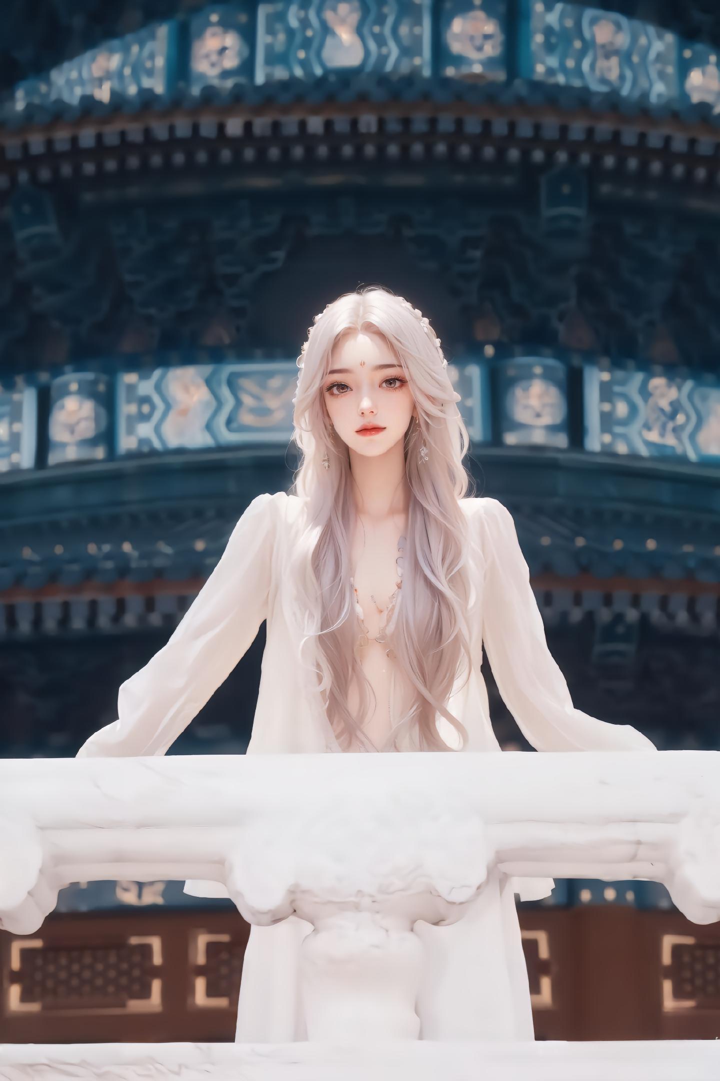 诛仙#小白，神印王座#圣采儿，完美世界#白发火灵儿,第15张