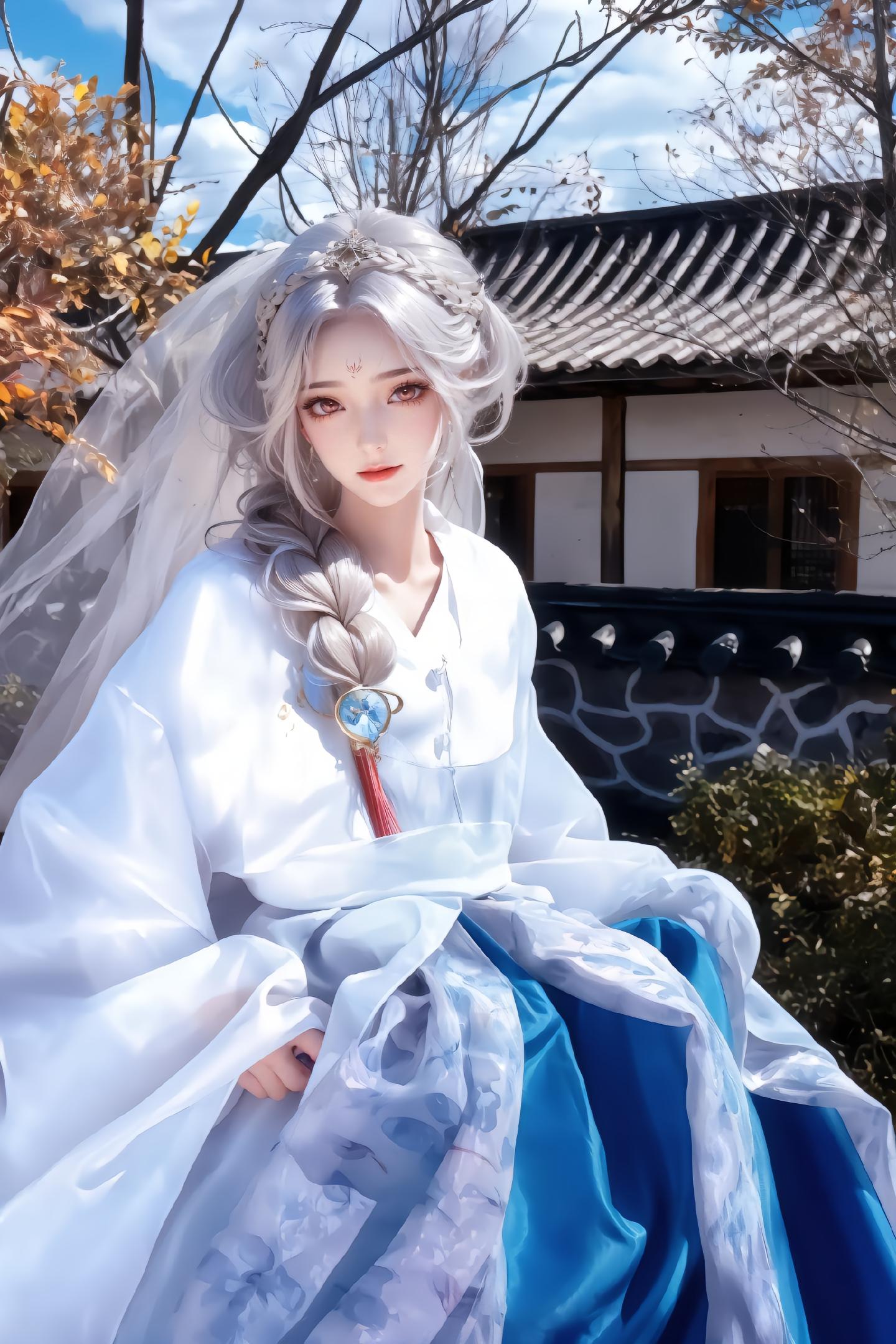 诛仙#小白，神印王座#圣采儿，完美世界#白发火灵儿,第17张