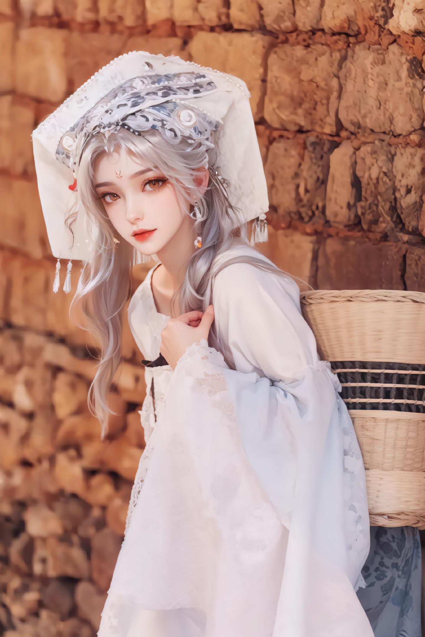 诛仙#小白，神印王座#圣采儿，完美世界#白发火灵儿,第13张