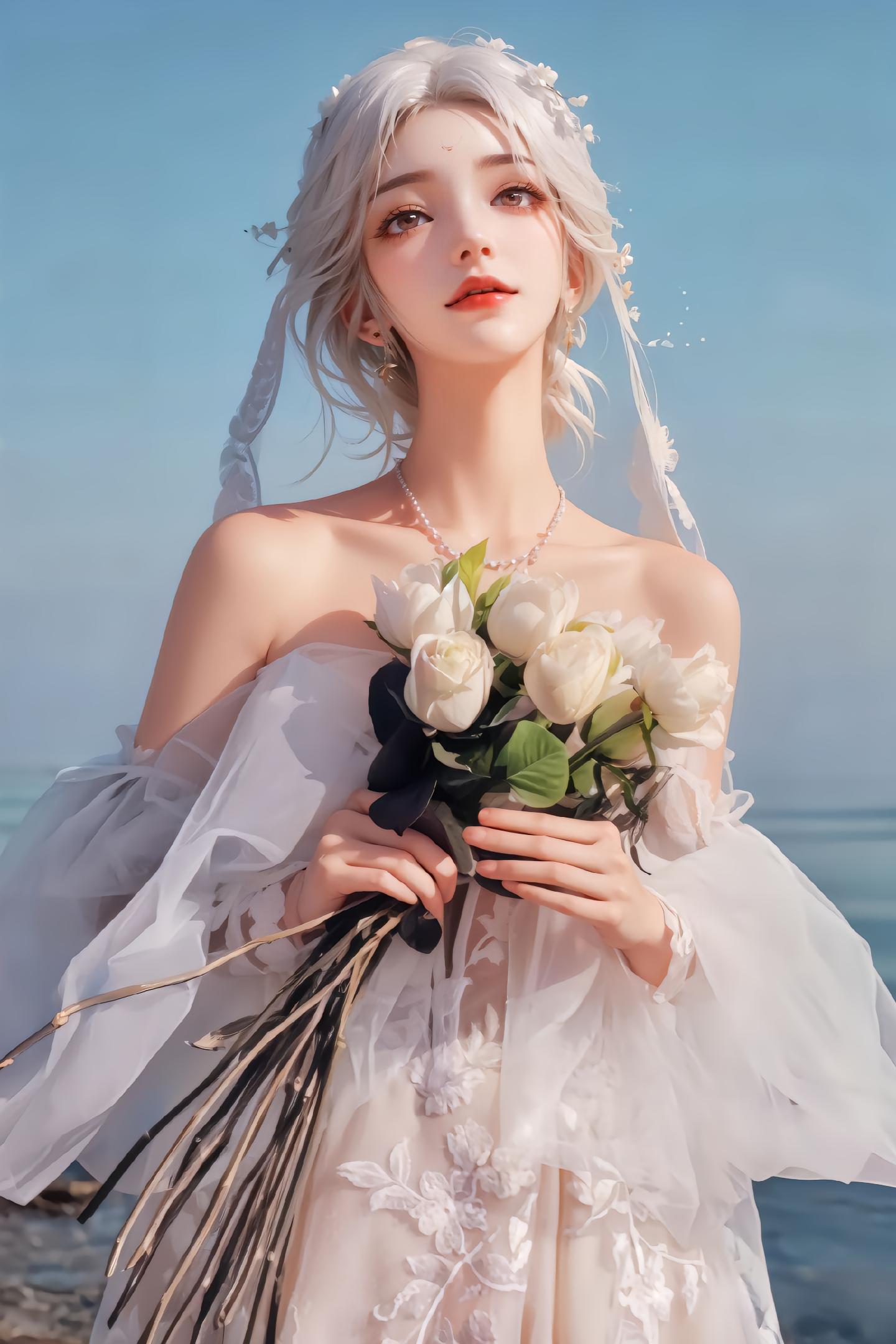 诛仙#小白，神印王座#圣采儿，完美世界#白发火灵儿,第18张