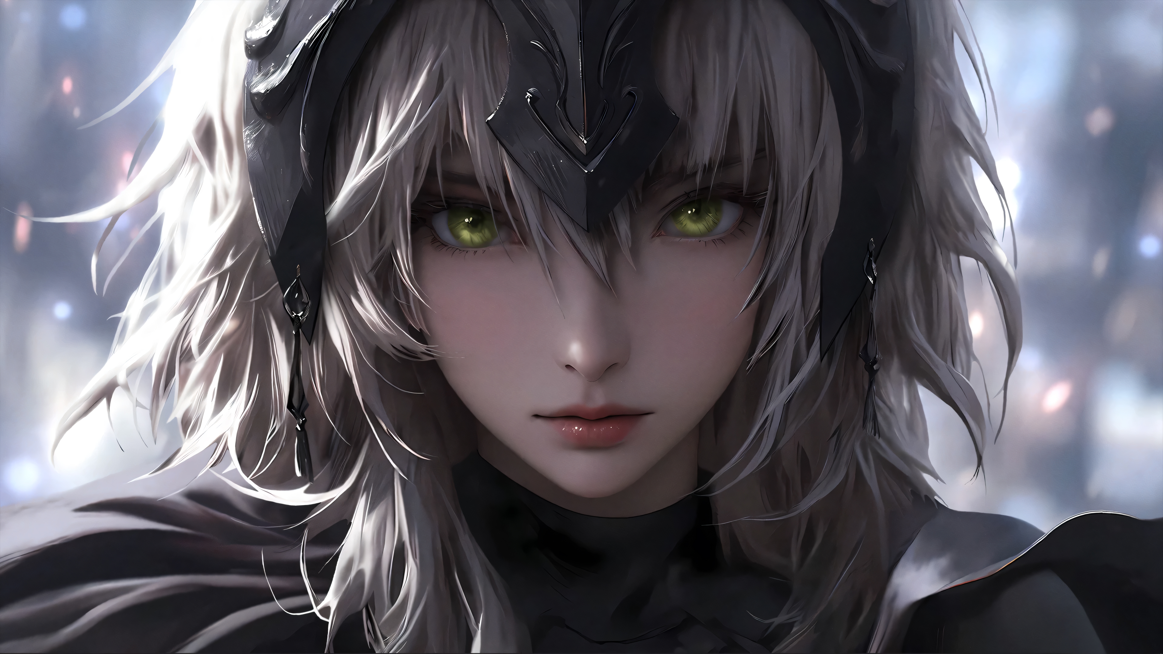 黄色眼瞳,看着你的头盔AI女生动漫桌面壁纸图片,第1张 黄色眼瞳,看着你的头盔AI女生动漫桌面壁纸图片,第1张