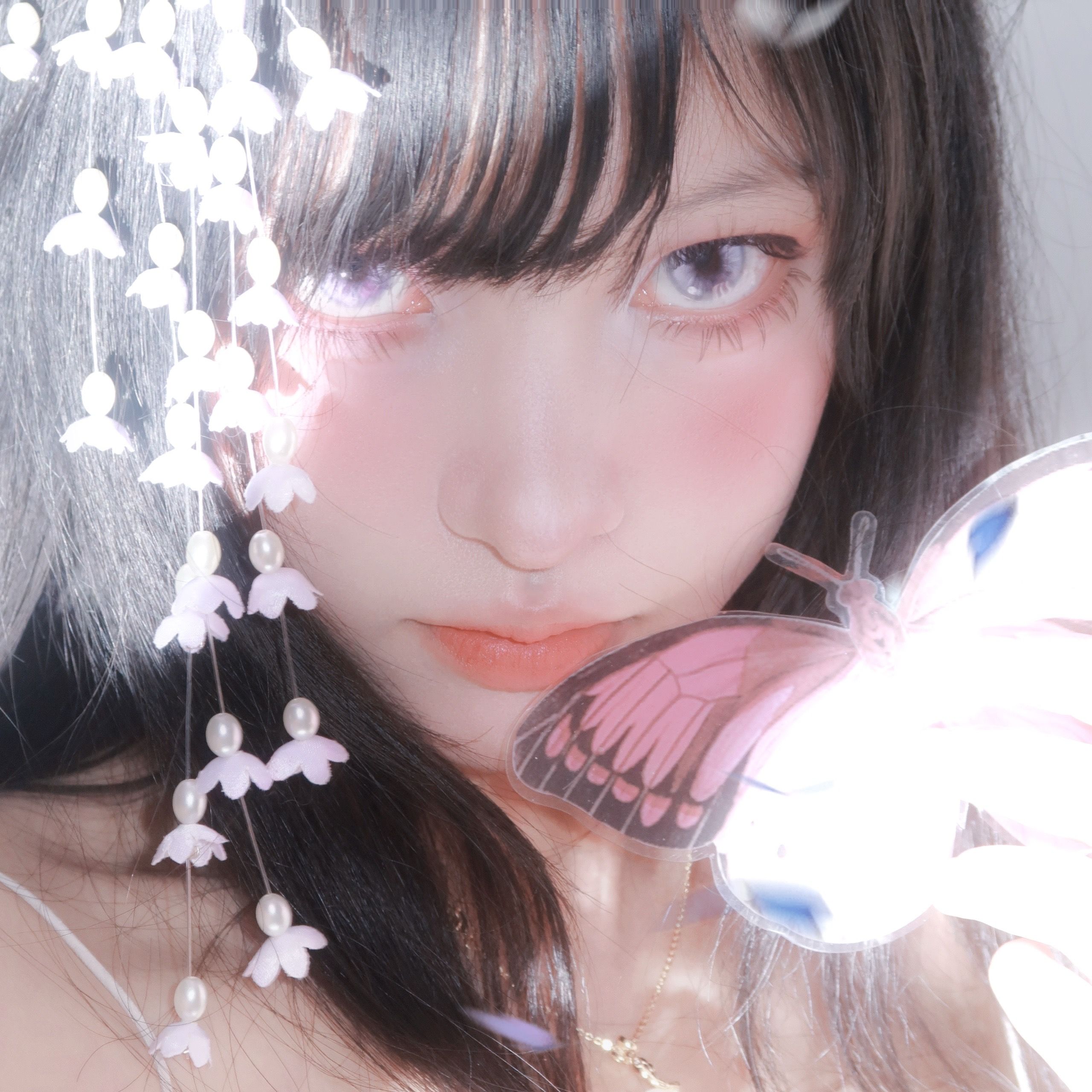 dy@奶盖哦 迷雾。#怼脸拍 #分享照片 #网感自拍,第4张