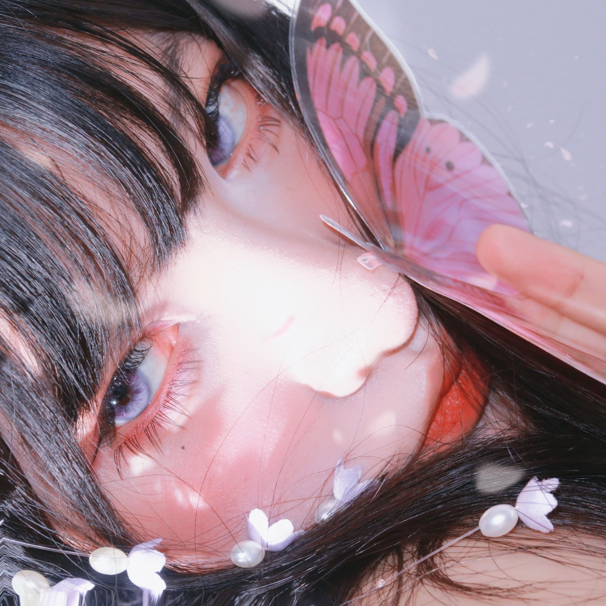 dy@奶盖哦 盼春来。#怼脸拍 #分享照片 #氛围感 #拉近镜头,第3张