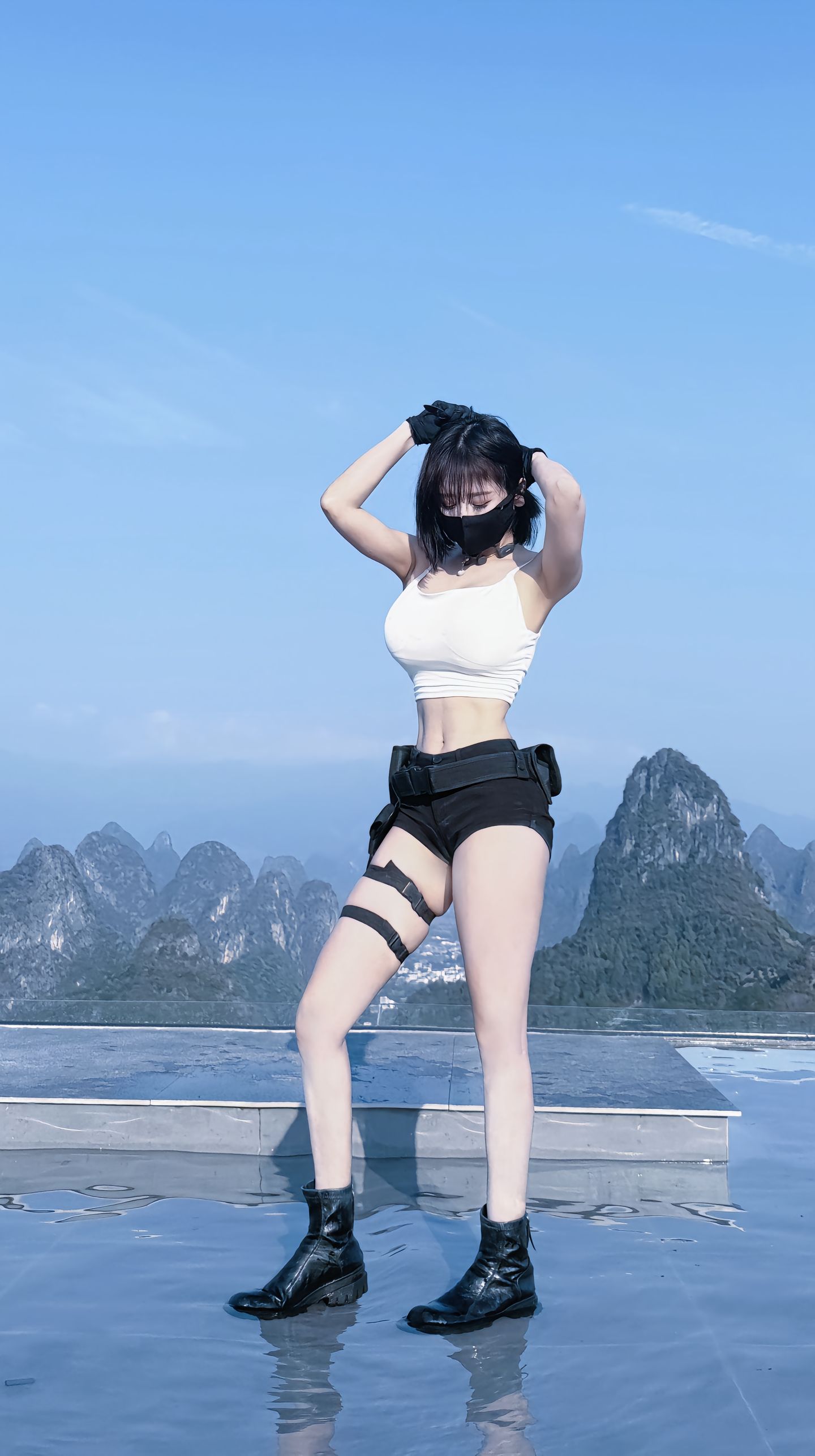 dy@siganus芙芙 一起跳胜利之舞 户外 爬山 桂林 保持热爱奔赴山海,第1张