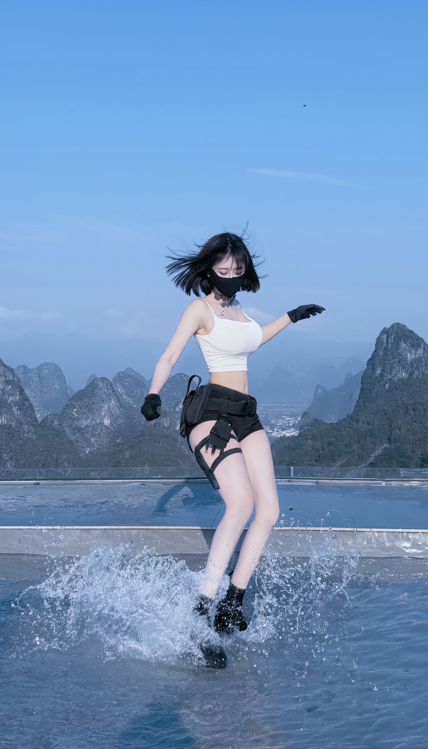 dy@siganus芙芙 一起跳胜利之舞 户外 爬山 桂林 保持热爱奔赴山海,第2张