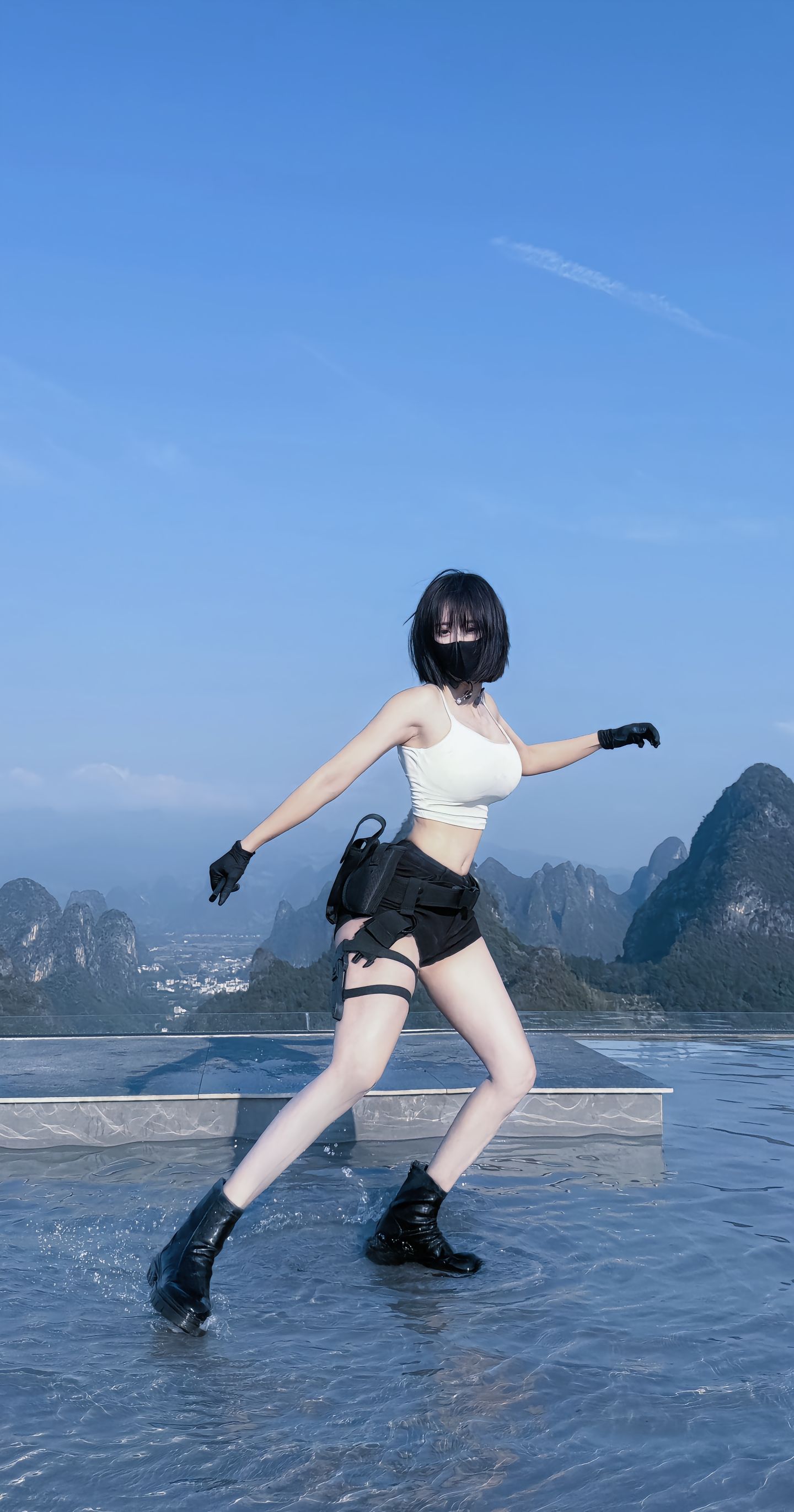 dy@siganus芙芙 一起跳胜利之舞 户外 爬山 桂林 保持热爱奔赴山海,第6张