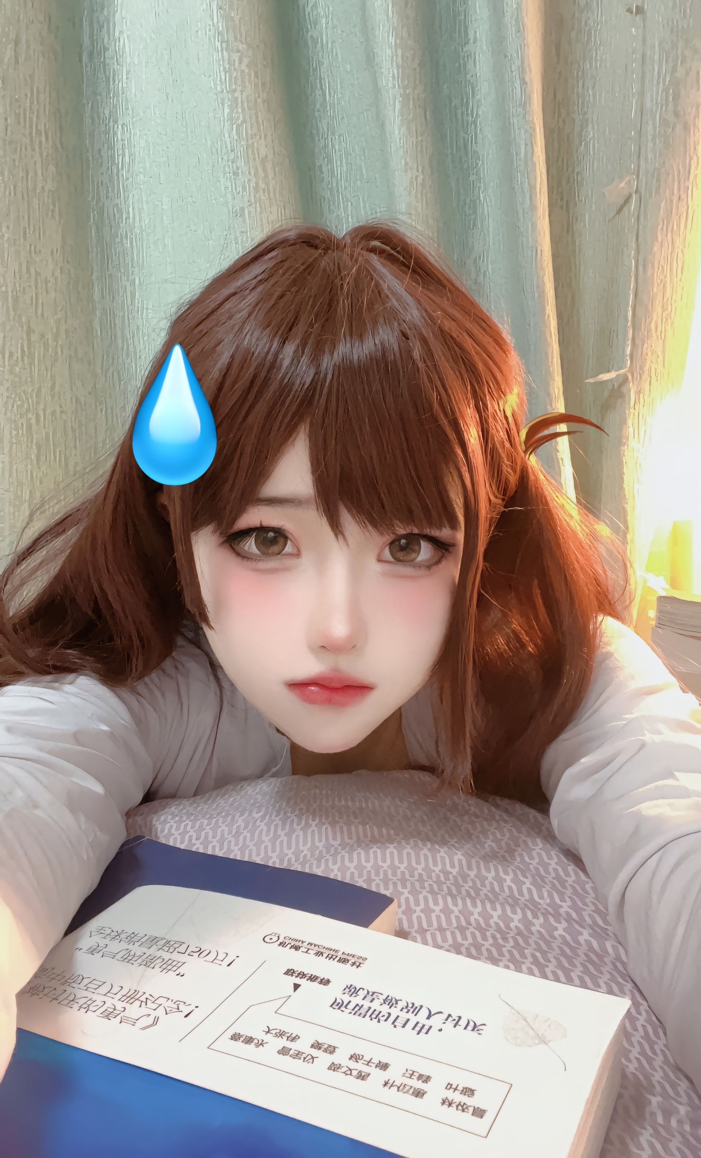 dy@裂裂sugoisugoi 你好 我叫水原千鹤 是你的租借猫猫。租借女友 水原千鹤 cos  歪嘴小猫 怼脸拍,第3张