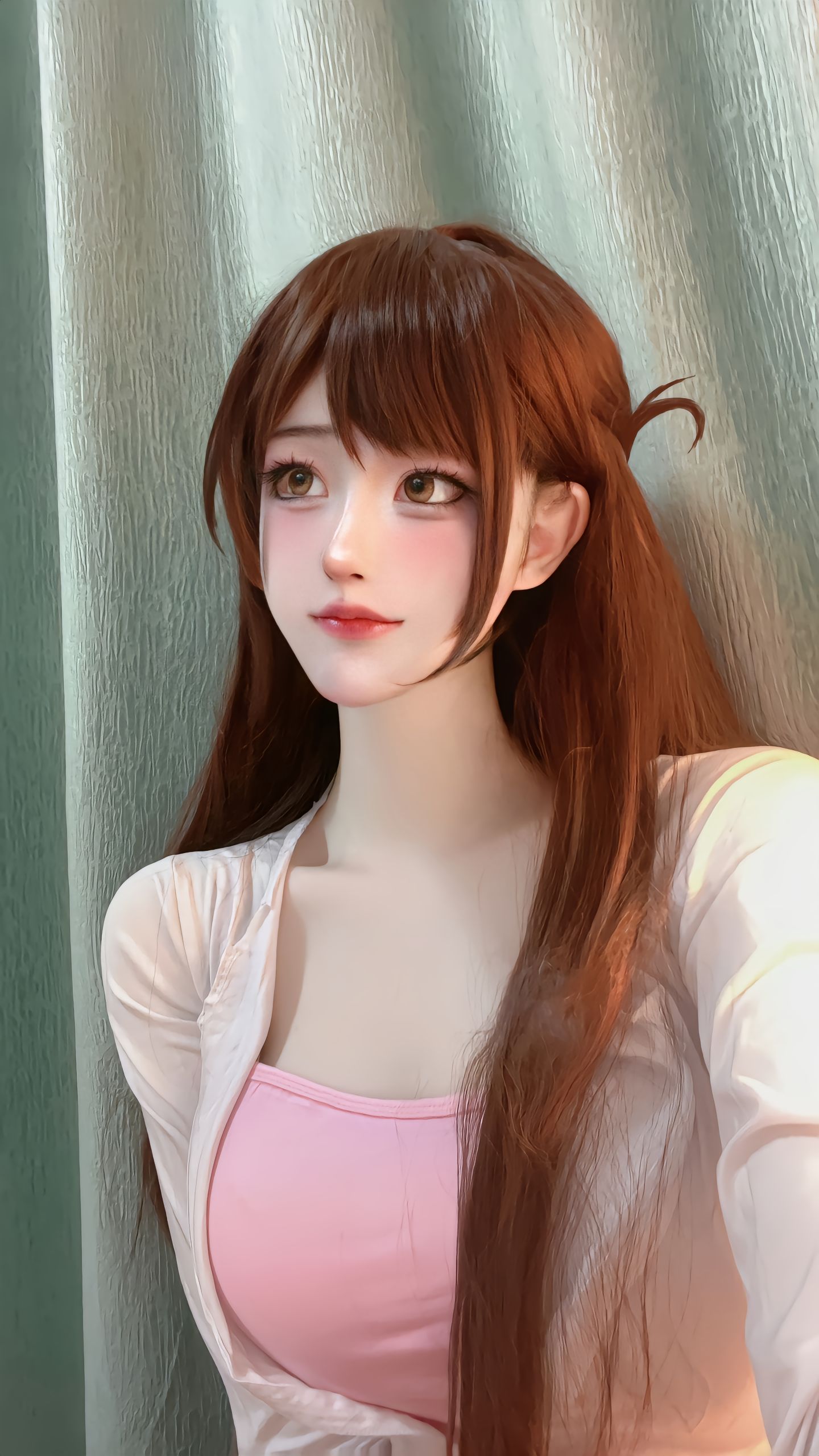 dy@裂裂sugoisugoi 你好 我叫水原千鹤 是你的租借猫猫。租借女友 水原千鹤 cos  歪嘴小猫 怼脸拍,第2张