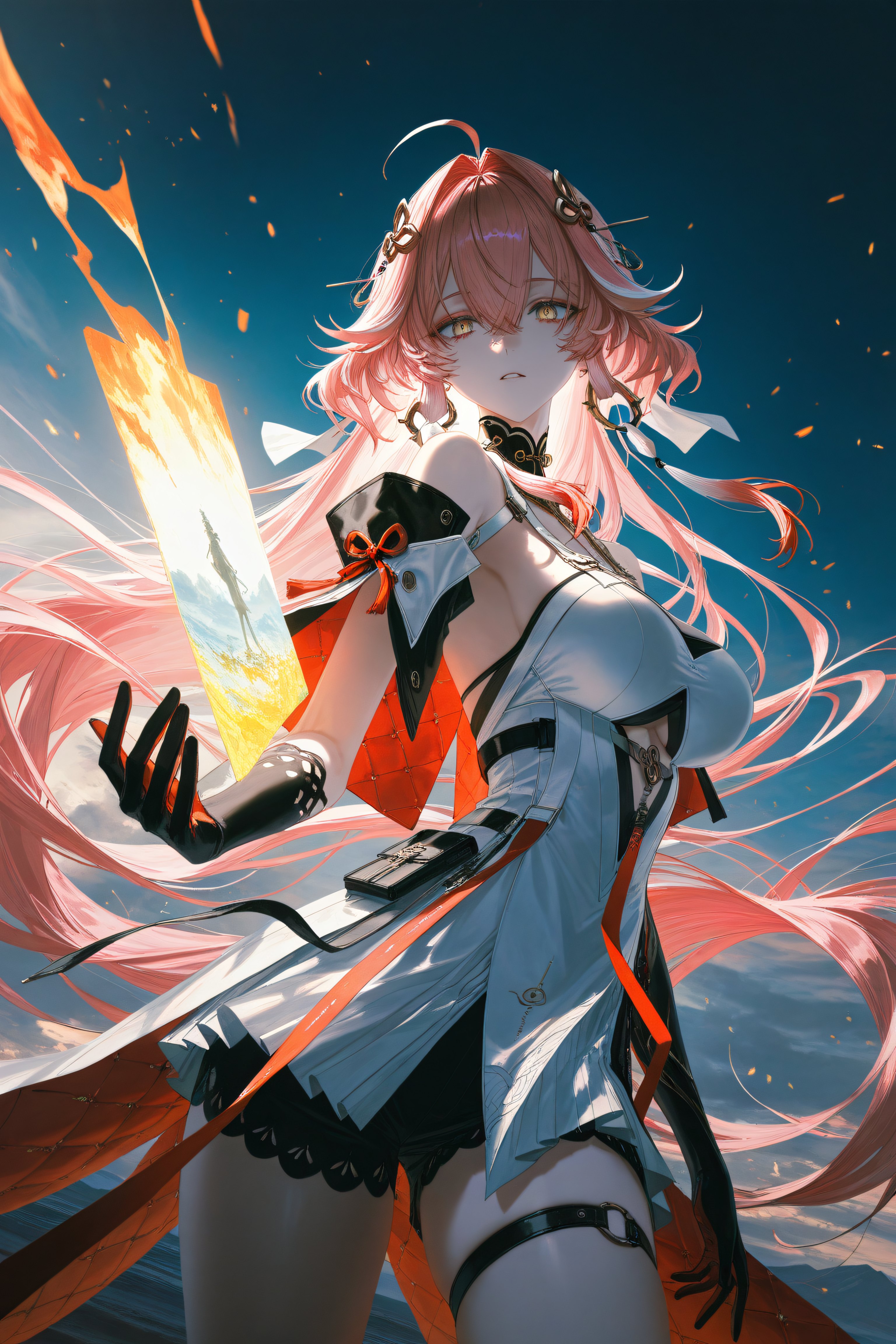 长离 鸣潮 二次元 鸣潮手游 游戏人物 多种画风的长离 你更喜欢第几个,第5张 长离 鸣潮 二次元 鸣潮手游 游戏人物 多种画风的长离 你更喜欢第几个,第5张