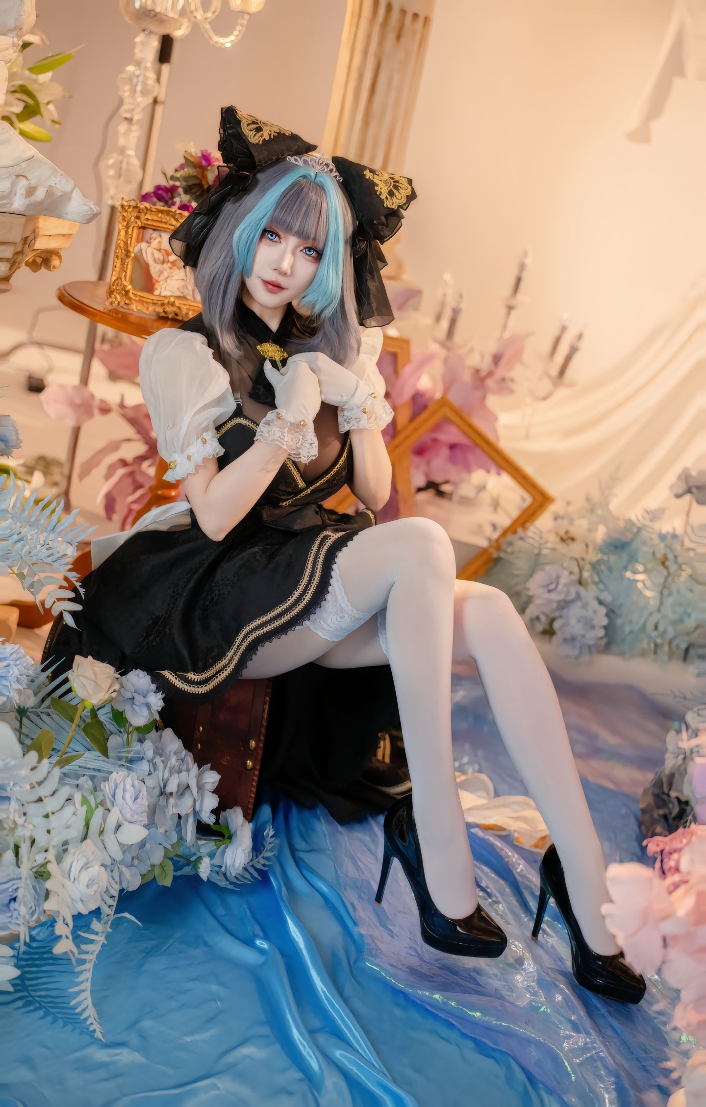 dy@绛南学姐ovo 柴郡猫猫音乐会 碧蓝航线 二次元 一种很新的cosplay cos 柴郡猫cos,第7张