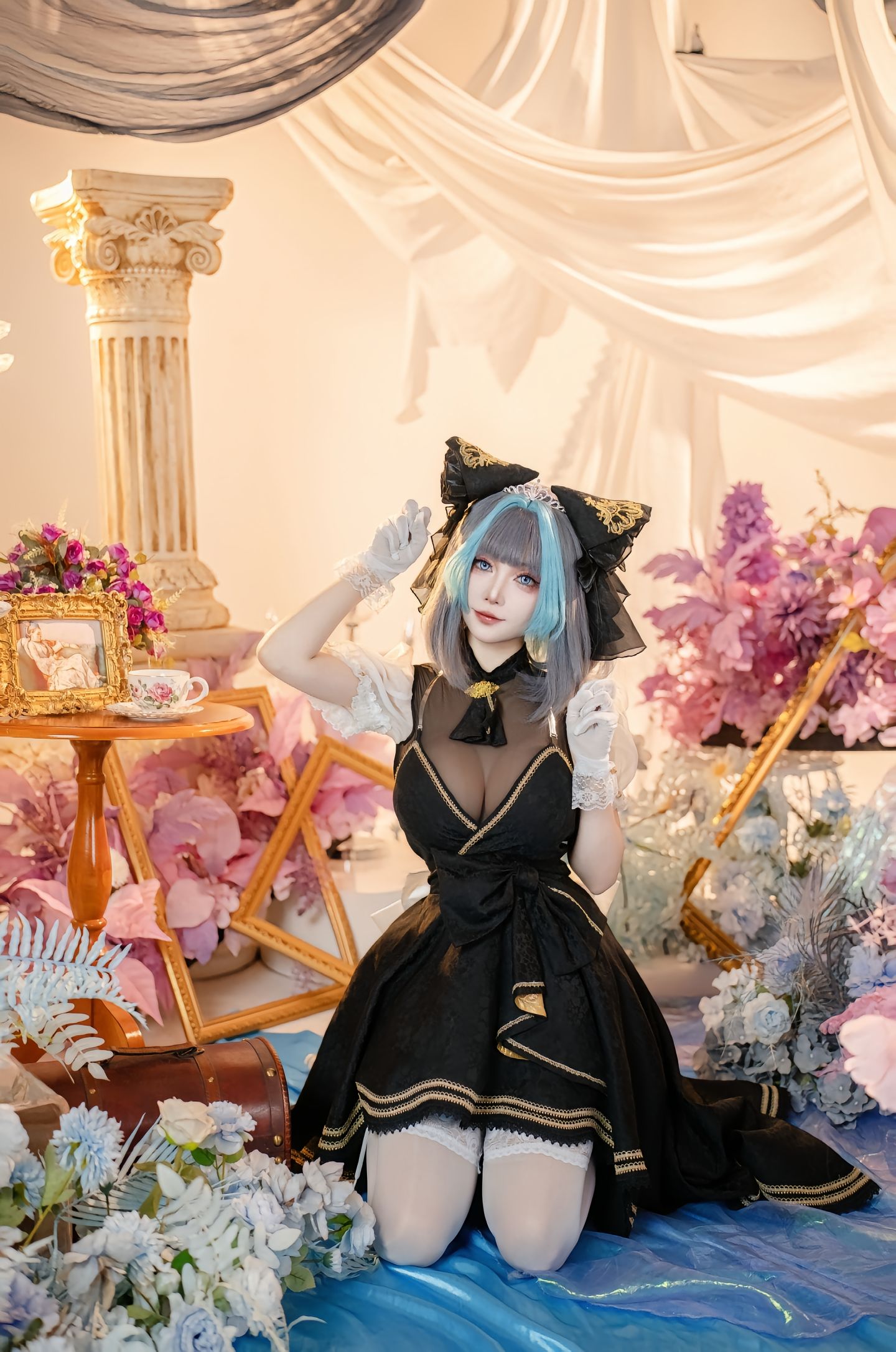 dy@绛南学姐ovo 柴郡猫猫音乐会 碧蓝航线 二次元 一种很新的cosplay cos 柴郡猫cos,第8张