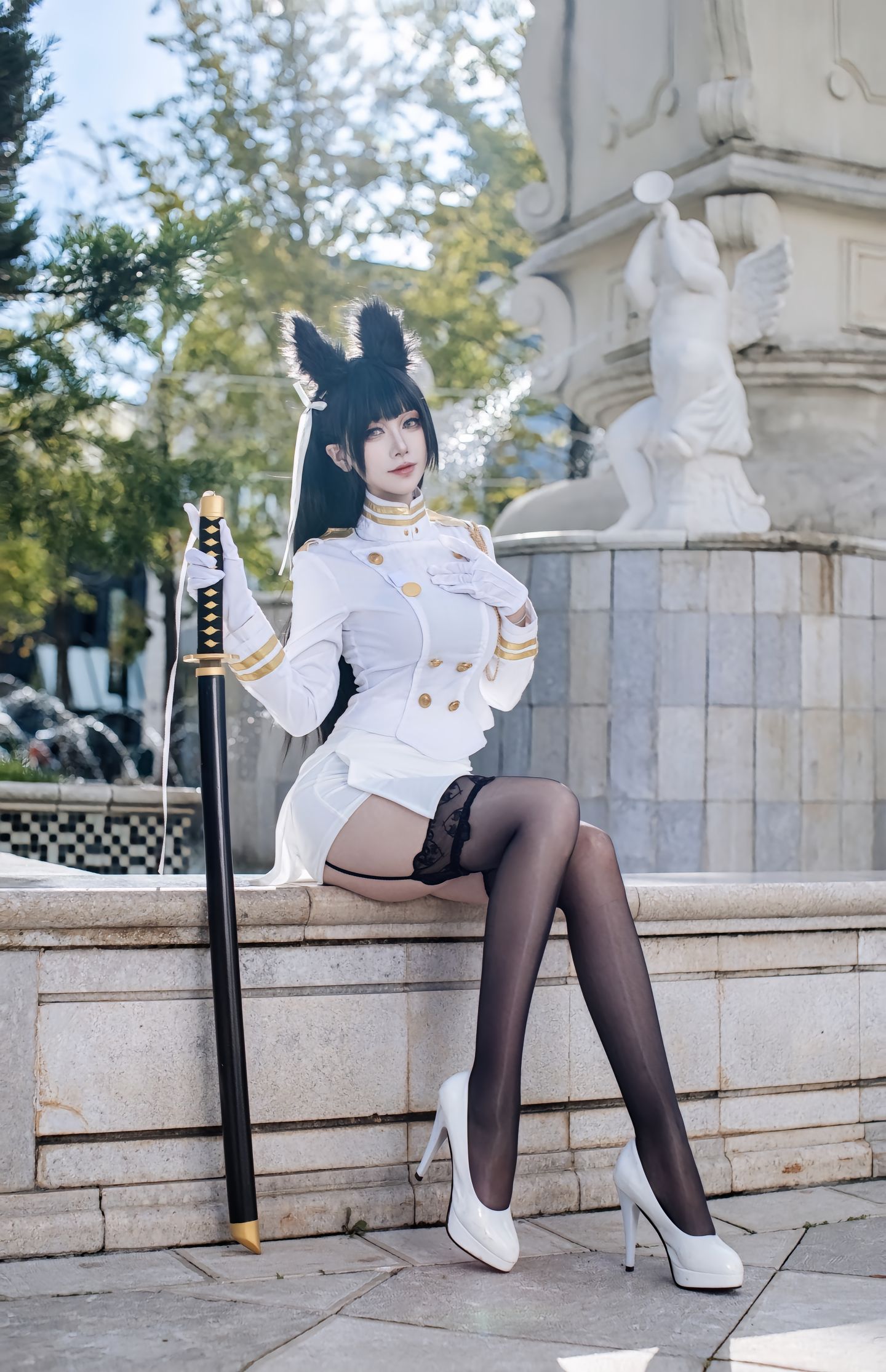 dy@绛南学姐ovo  一种很新的cosplay 二次元 cos 爱宕 碧蓝航线,第2张