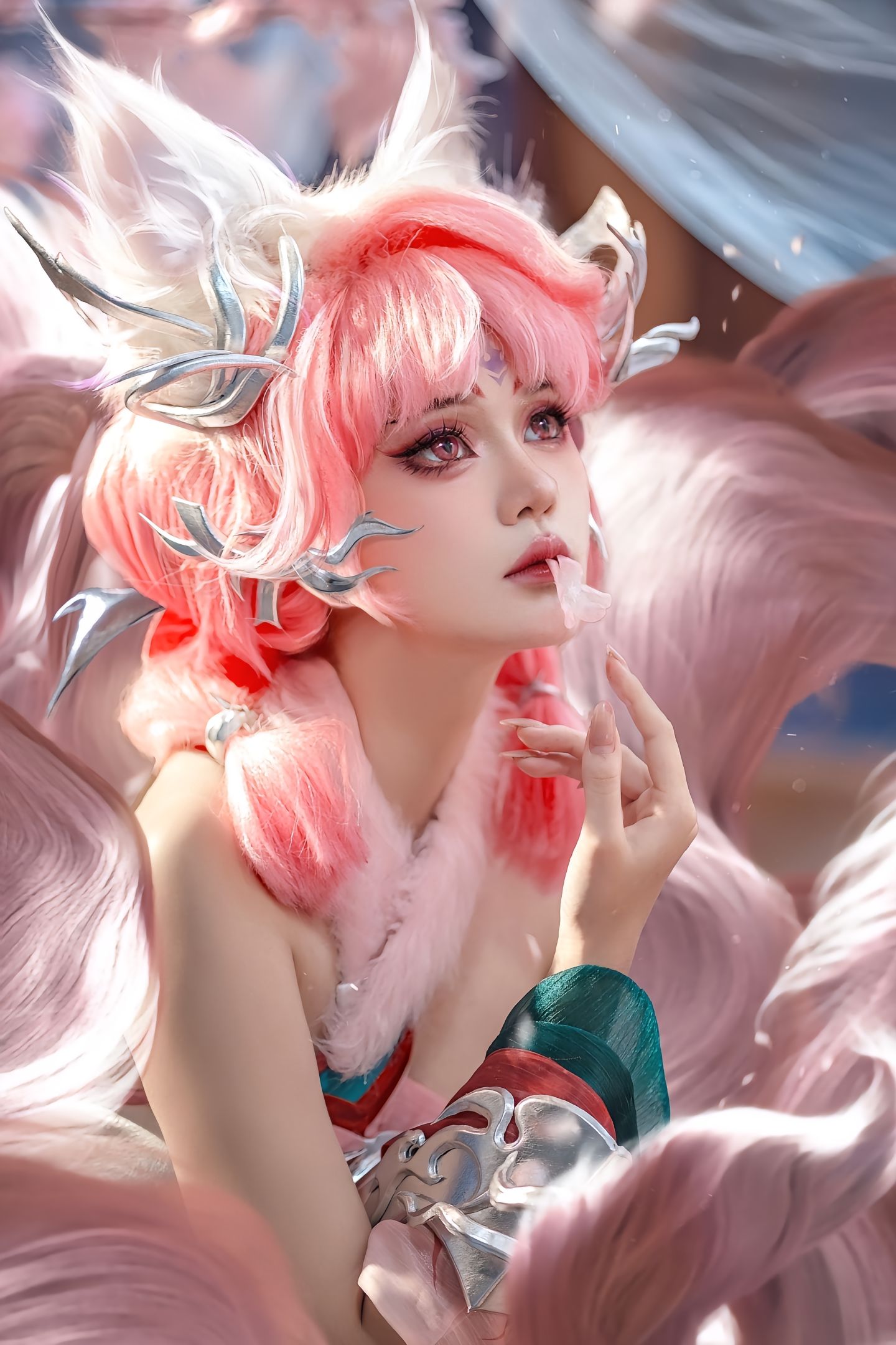 dy@凫笙 灵狐惑心 cos 王者荣耀 王者荣耀cos 妲己九尾狐 妲己,第1张