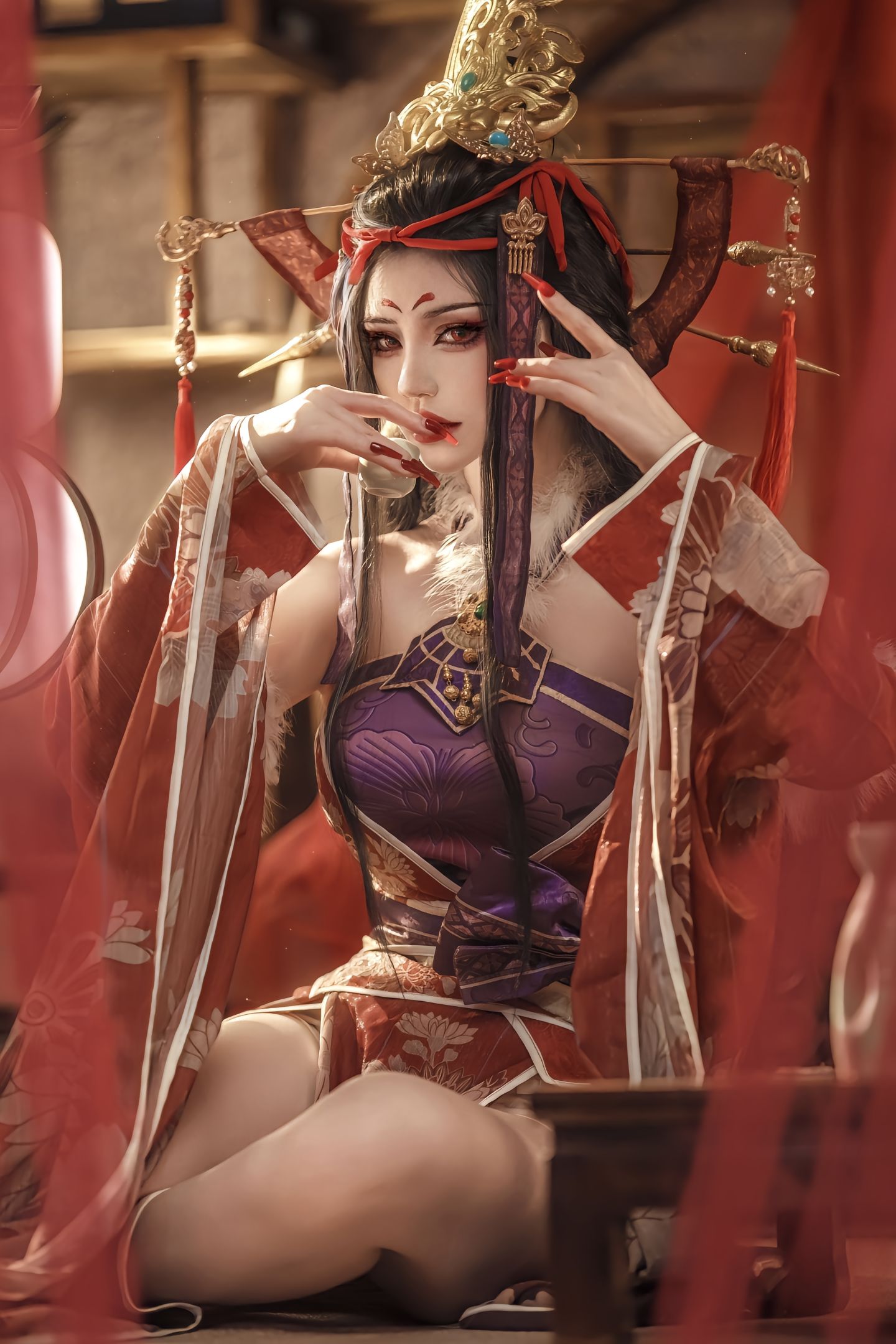 dy@凫笙 绿酒一杯歌一遍 cos 画江湖之不良人 不良人 女帝,第2张