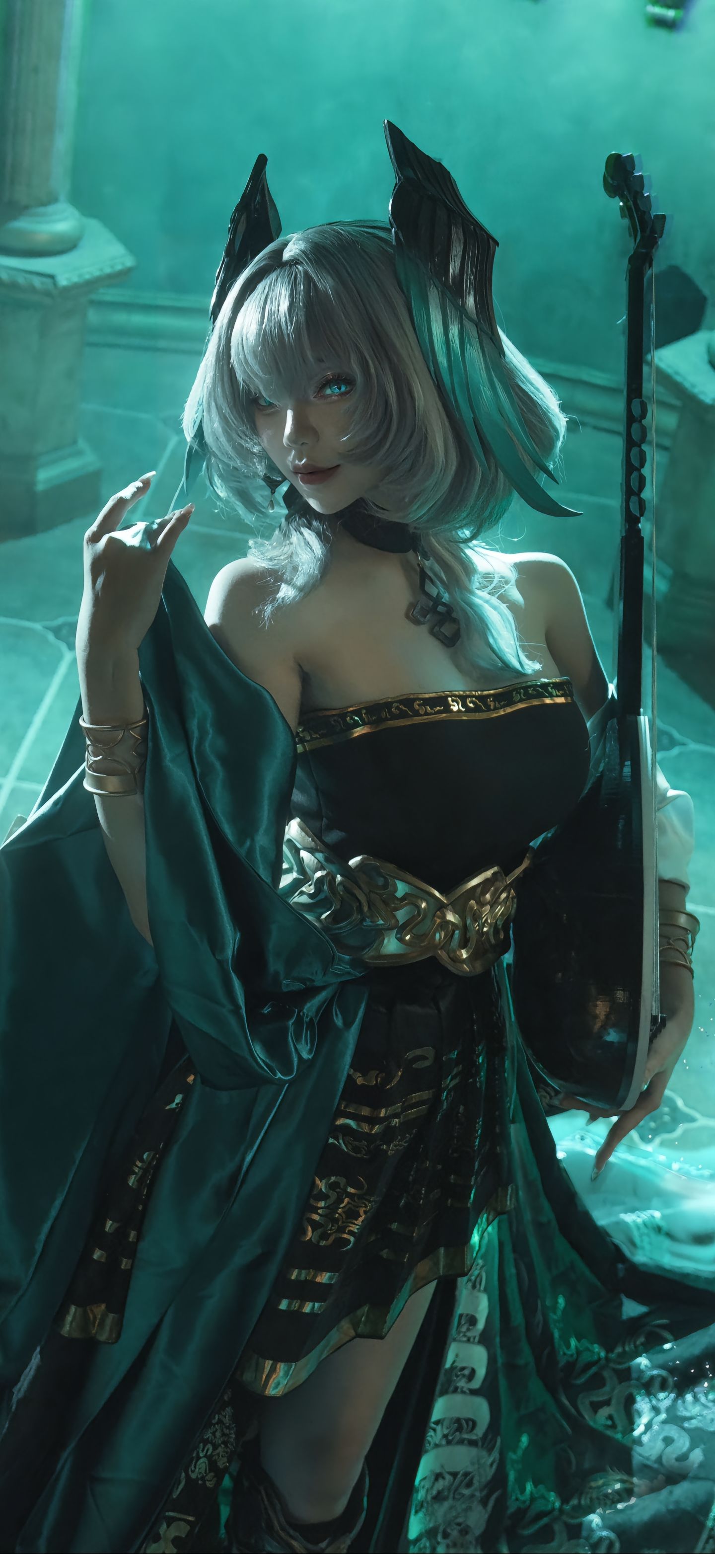 dy@凫笙 博士，你的耳朵红了哦 明日方舟 明日方舟挽歌燃烧殆尽 cos 明日方舟cos 霍尔海雅,第2张