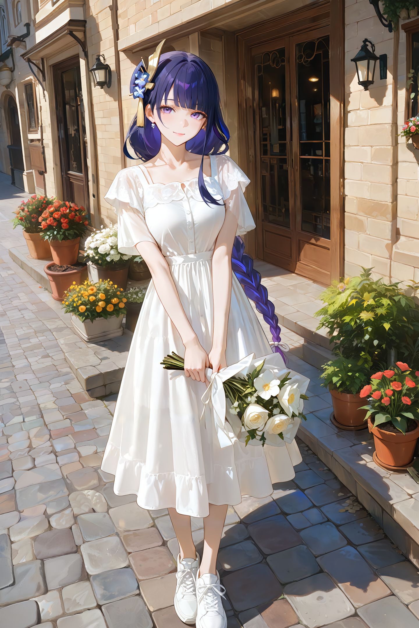 @喵呜 原神 雷电将军 二次元 白月光,第1张