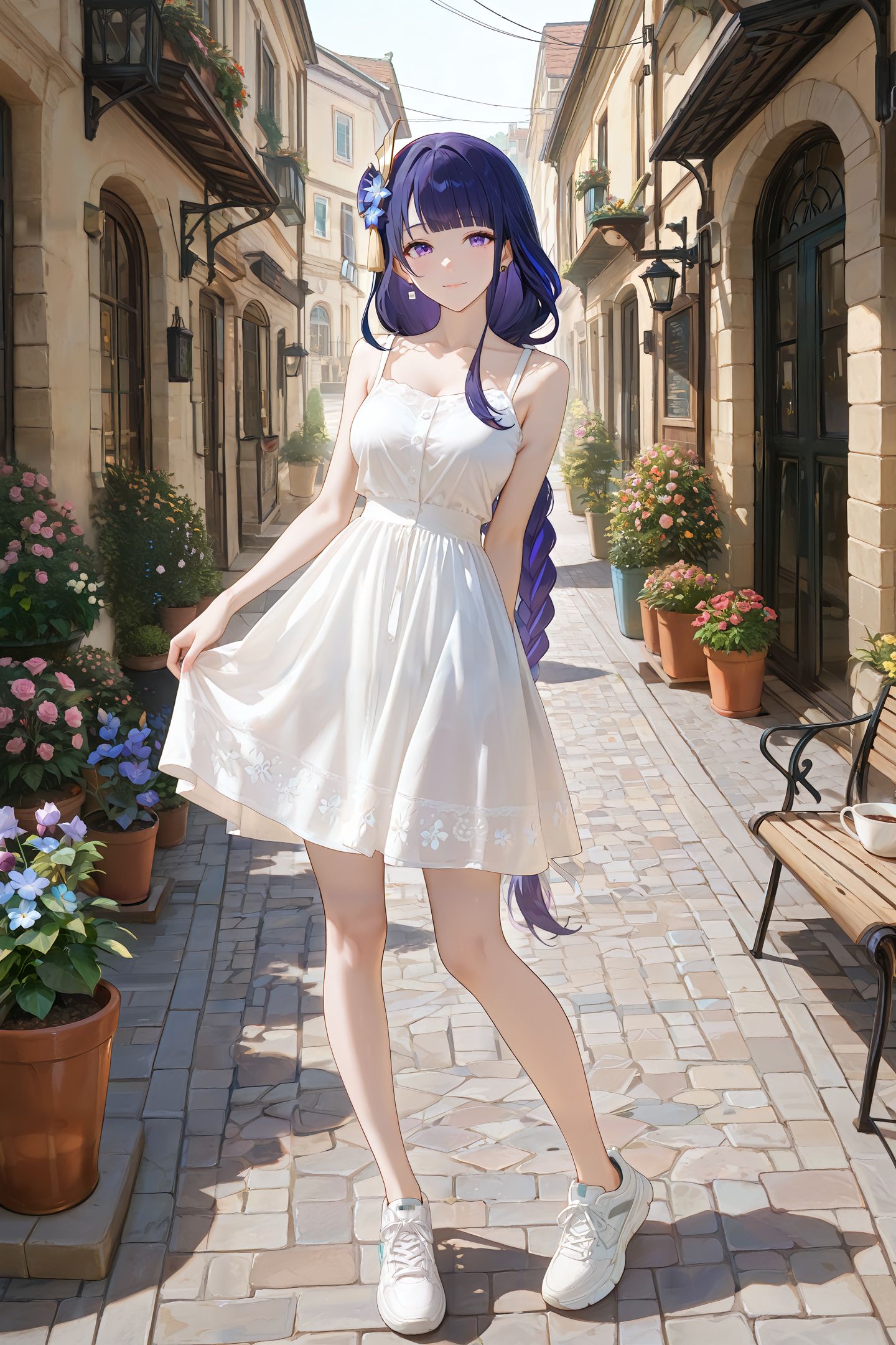 @喵呜 原神 雷电将军 二次元 白月光,第5张