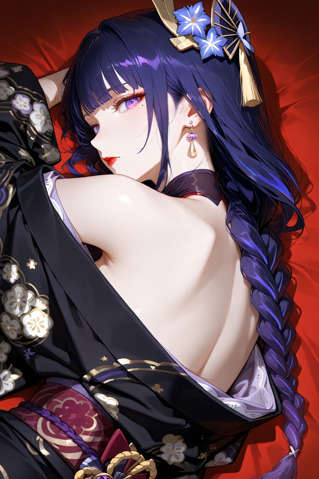 @喵呜 二次元 原神 雷电将军 背影杀 御姐,第2张 @喵呜 二次元 原神 雷电将军 背影杀 御姐,第2张