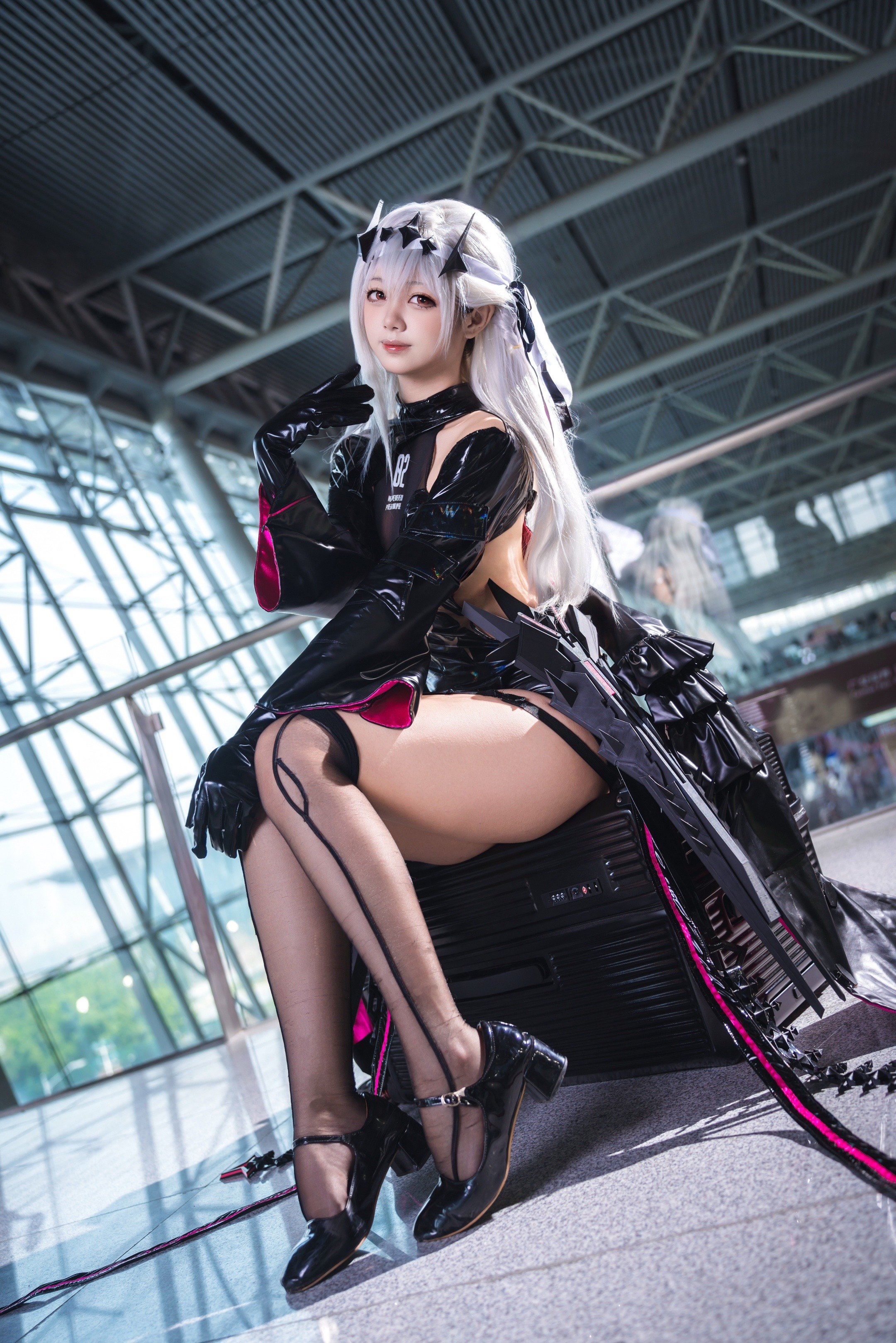 @月定_ 再一次为我缠上绷带吧 cos cosplay nikke nikke胜利女神 nikke神罚,第1张