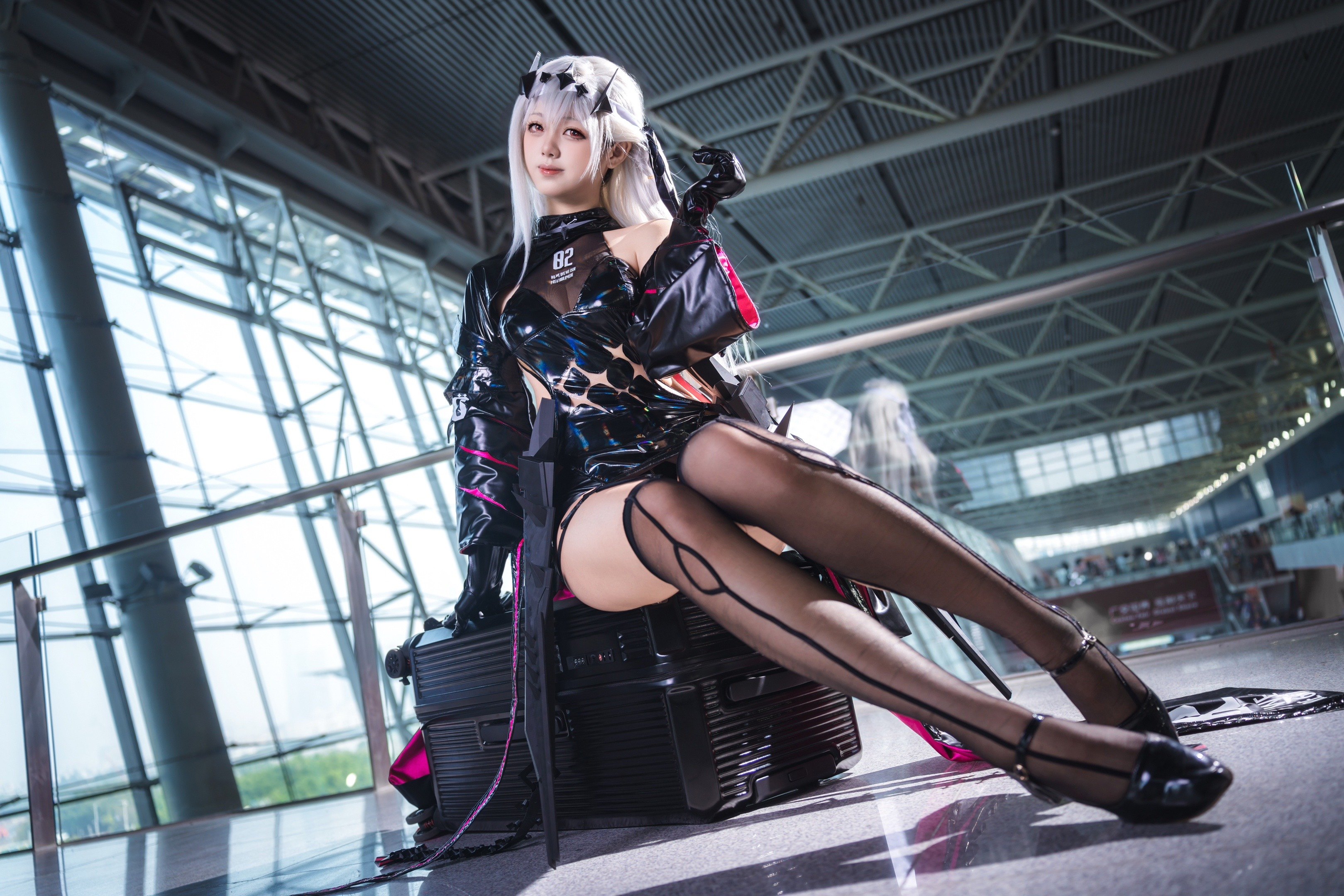 @月定_ 再一次为我缠上绷带吧 cos cosplay nikke nikke胜利女神 nikke神罚,第2张