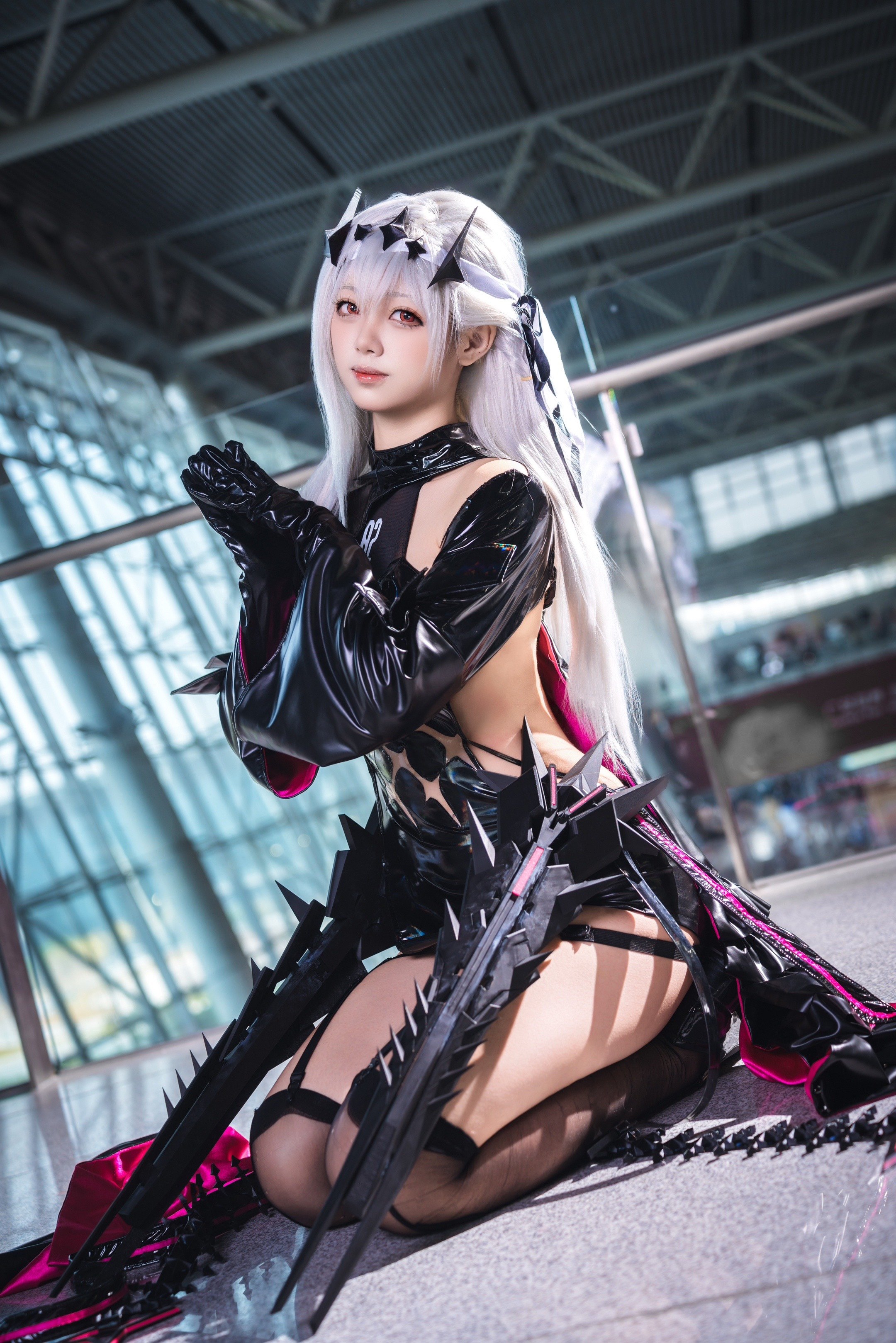 @月定_ 再一次为我缠上绷带吧 cos cosplay nikke nikke胜利女神 nikke神罚,第4张